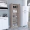 Tuhome Multistorage Pantry Cabinet, Five Shelves, Double Door Cabinet, Light Gray ALZ5232 - alternate 5
